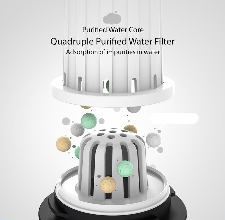 Bear 2 in 1 Humidifier & Water Air Purifier 5L Large Capacity Desktop Dual Purification Aroma Diffuser (JSQ-C50Q1) - PowerPacSG