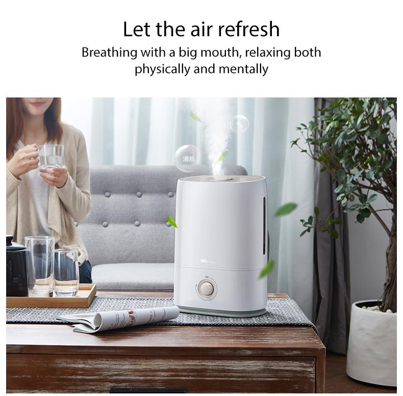 Bear 2 in 1 Humidifier & Water Air Purifier 5L Large Capacity Desktop Dual Purification Aroma Diffuser (JSQ-C50Q1) - PowerPacSG