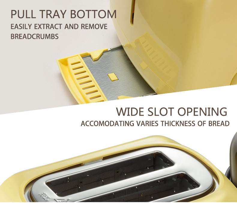 Bear 5in1 Toaster Breakfast Set w non-stick frying Pan (DSL-A02Z1) - PowerPacSG