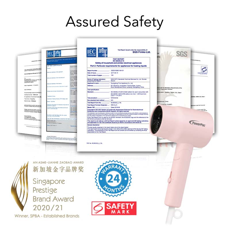 Travel Hair Dryer, Foldable Hair Dryer, 800W (PPH1300)