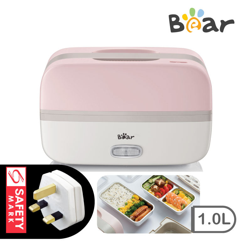 Bear Lunch box Electric Lunch Box 1.0L Electric Multi Pot/ Mini Rice Cooker (DFH-B10J2)