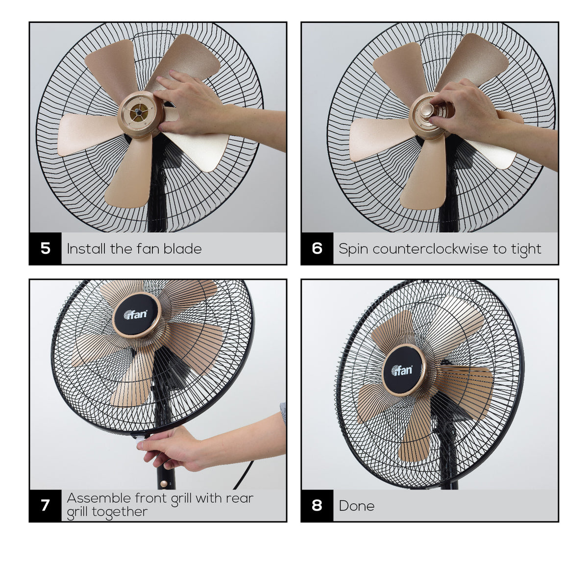 iFan Stand Fan 16&quot; with Air Circulator (IF401) - PowerPacSG