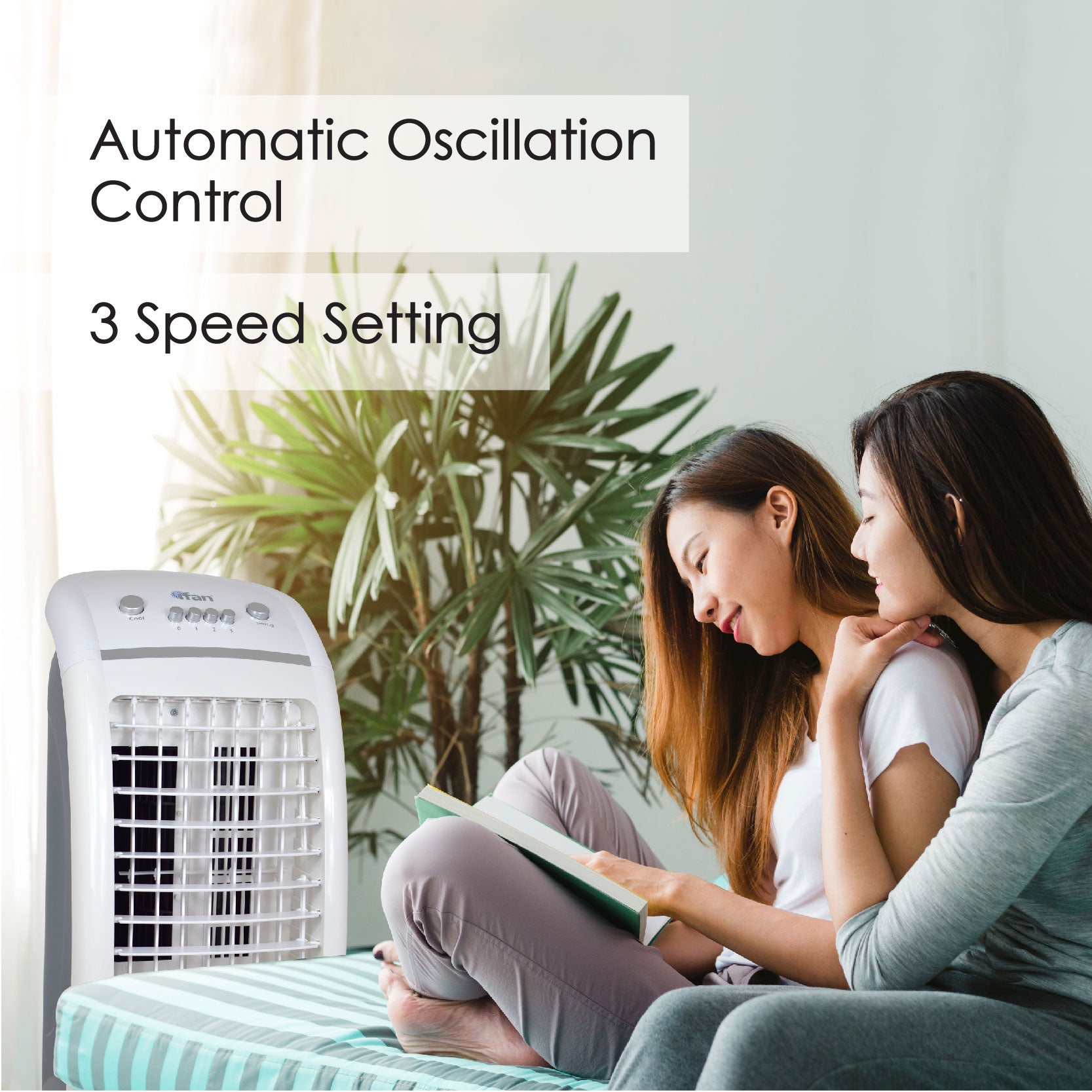 iFan Air Cooler Evaporative with Built-in Ionizer (IF7310) - PowerPacSG