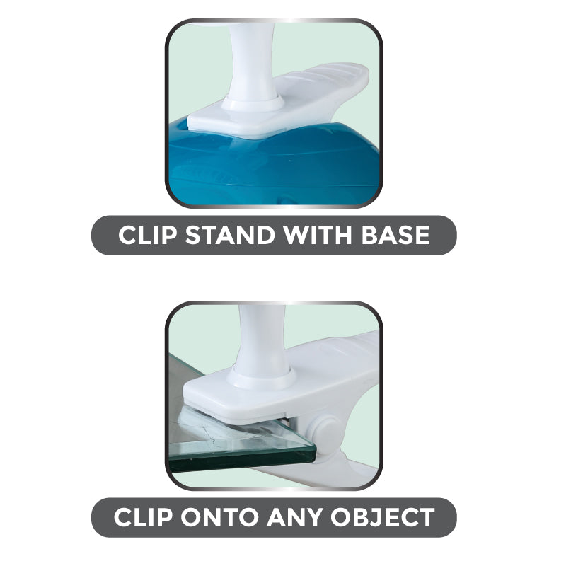 My Choice 6" Clip & Table Fan – Strong Wind, 2 Speed Settings, Portable, MC202