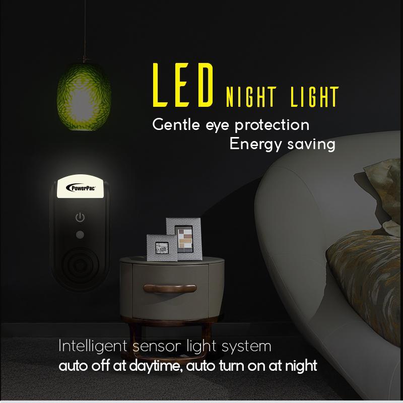 Ultrasonic insect Repellent Insect Killers Mosquito Killer with night light (PP306) - PowerPacSG