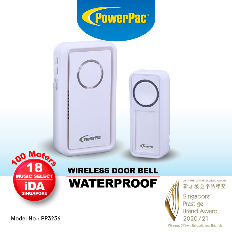 Water proof Wireless Door Bell, Caller Bell (PP3236)