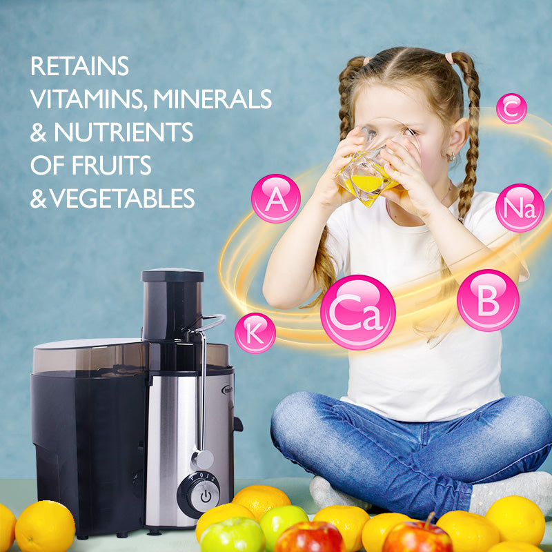 Juice Extractor with 2 Speed Selector and Stainless Steel Blades (PP3405) - PowerPacSG