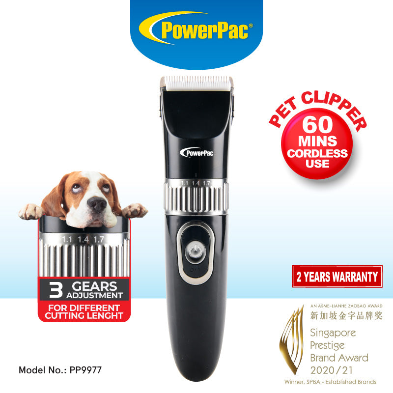 Pet Hair Cutter, Pet Clipper Rechargeable Pet Cutter Kit (PP9977)