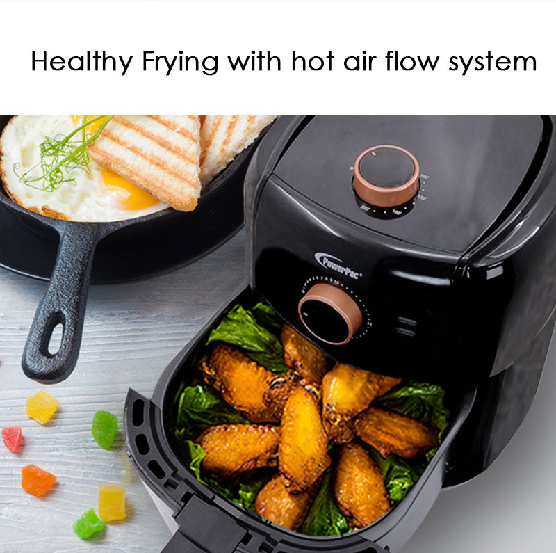 Air Fryer 5.5L with Hot Air Flow System (PPAF656) - PowerPacSG