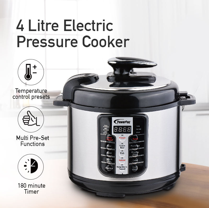 4L Electric Pressure Cooker 4.0L (PPC411) - PowerPacSG