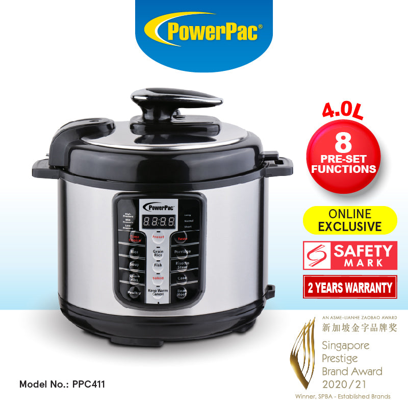 4L Electric Pressure Cooker 4.0L (PPC411)