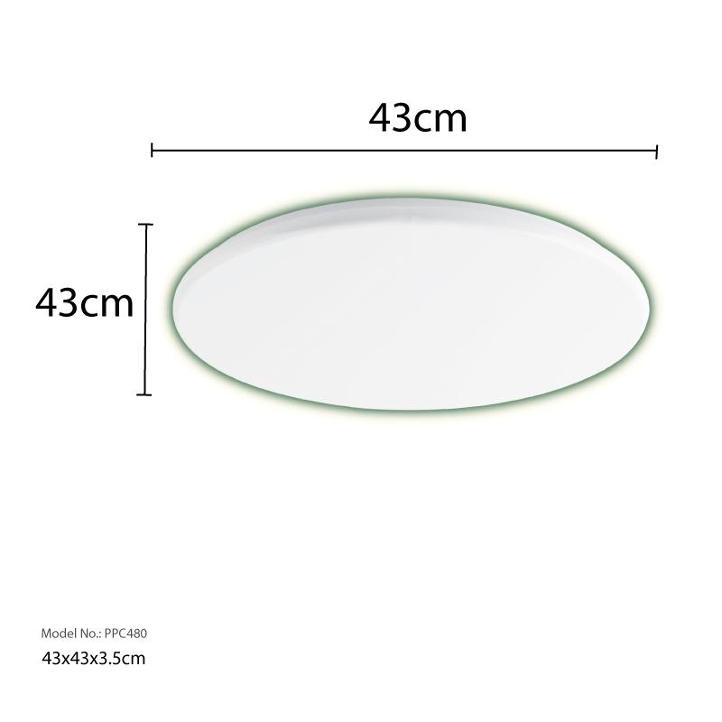 36W LED Ceiling Lamp SPHERE Daylight (PPC480) - PowerPacSG
