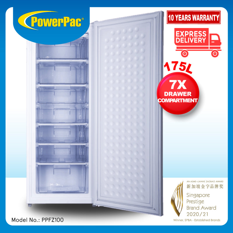 175L Chest Freezer, Upright freezer, Freestanding Freezer 175L (PPFZ180)