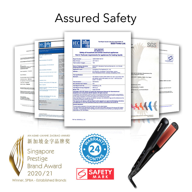 Electric Hair Straightener with 5 temperature selector (PPH5130A)