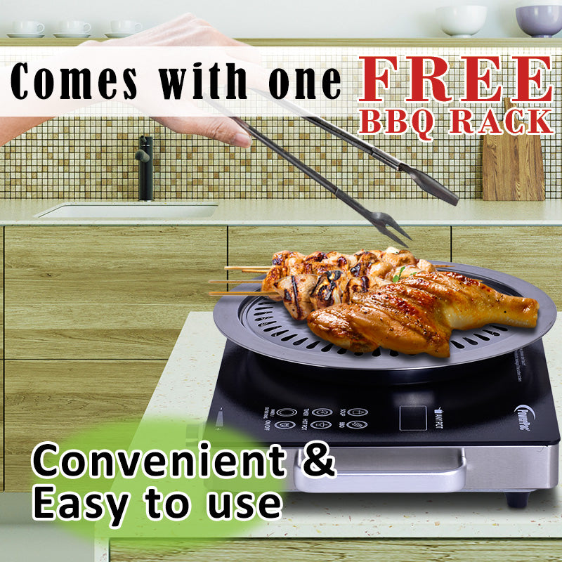 Ceramic Cooker Infrared Cooker , BBQ Plate Grill (Any Pot) 2000 Watts (PPIC831A+Plate)