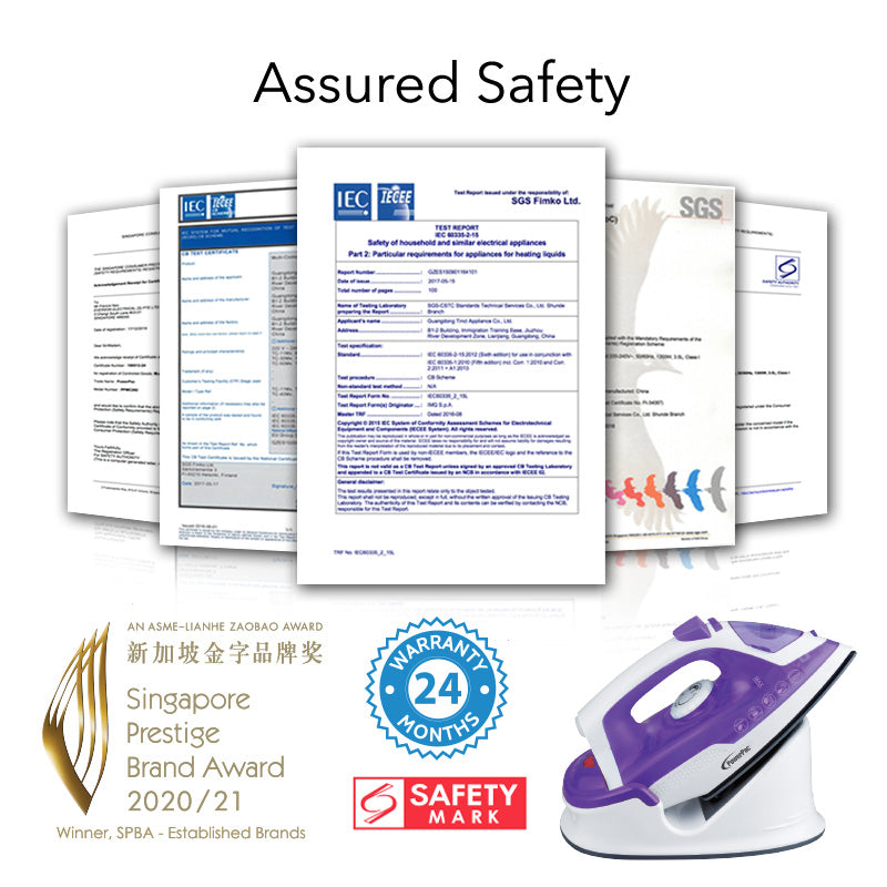 Cordless Iron with Steam & Spray, Steam Iron (PPIN1014)