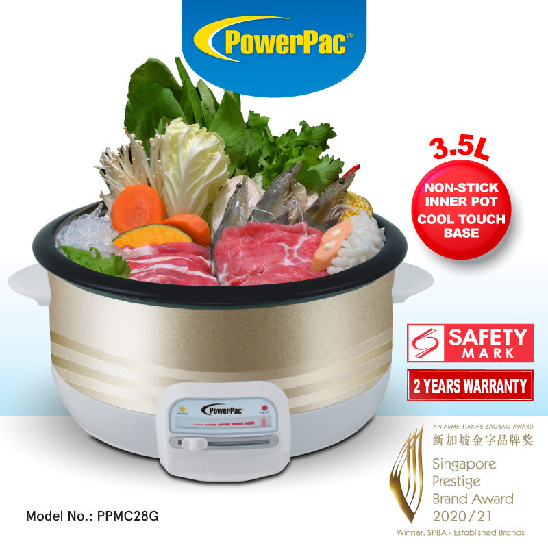 Steamboat &amp; Multi Cooker 3.5L with Non-stick pot (PPMC28G)