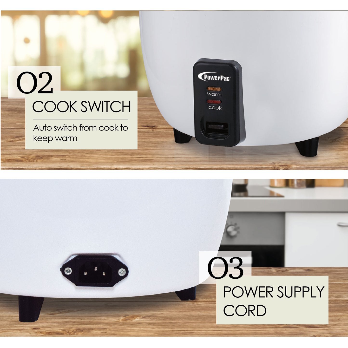 0.6L Rice Cooker with Aluminium inner pot (PPRC2)