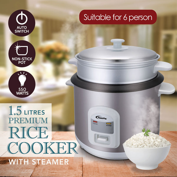 powerpac 1.8 l rice cooker