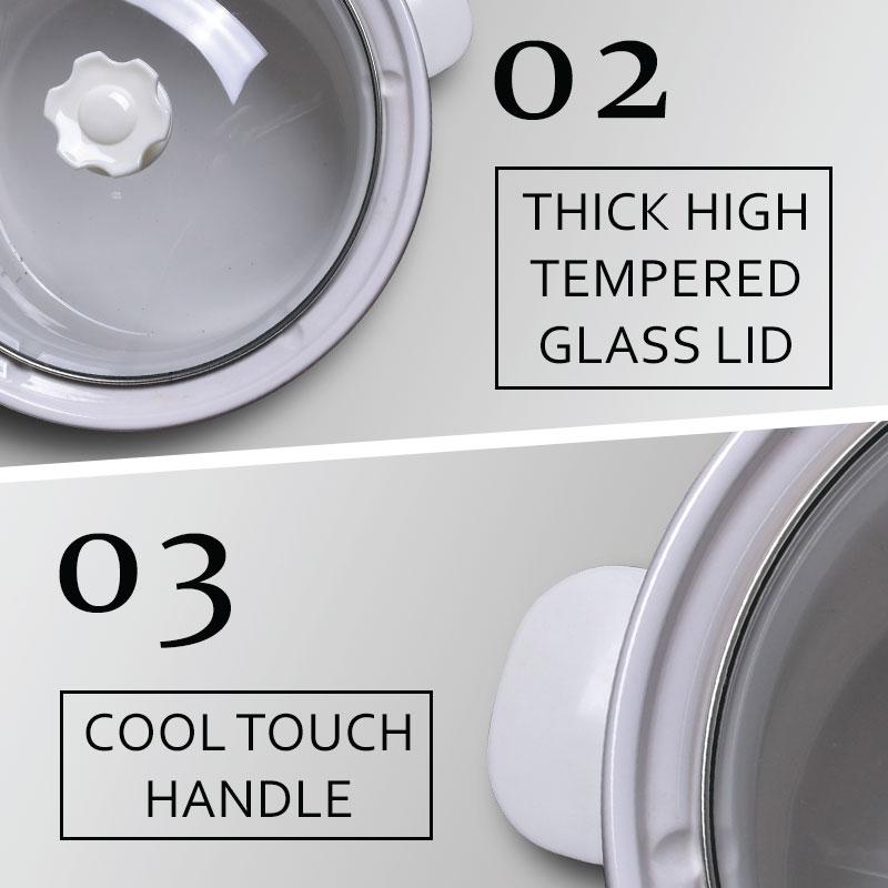 4.5L Digital Slow Cooker with Ceramic Pot (PPSC405) - PowerPacSG