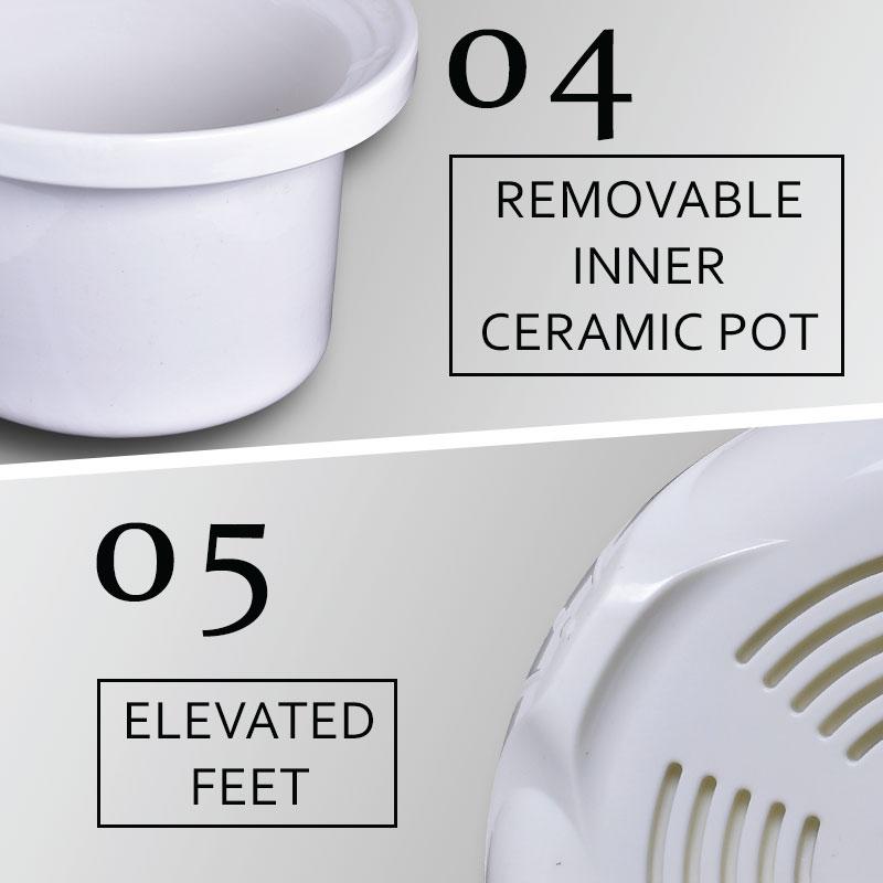 4.5L Digital Slow Cooker with Ceramic Pot (PPSC405) - PowerPacSG