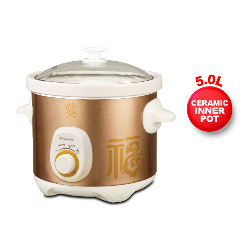 5L Slow Cooker with Ceramic Pot (PPSC50)