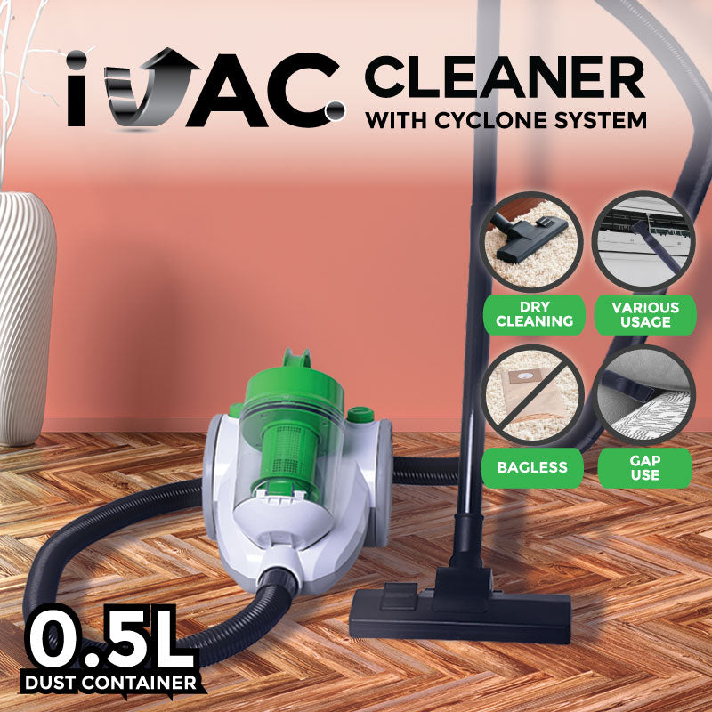 iVac Vacuum Cleaner 1400 watts (PPV1400) - PowerPacSG