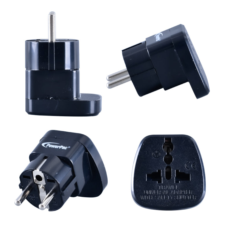 Multi Travel Adapter (PT11BK) Germany, France, Korea, Indonesia, Europe