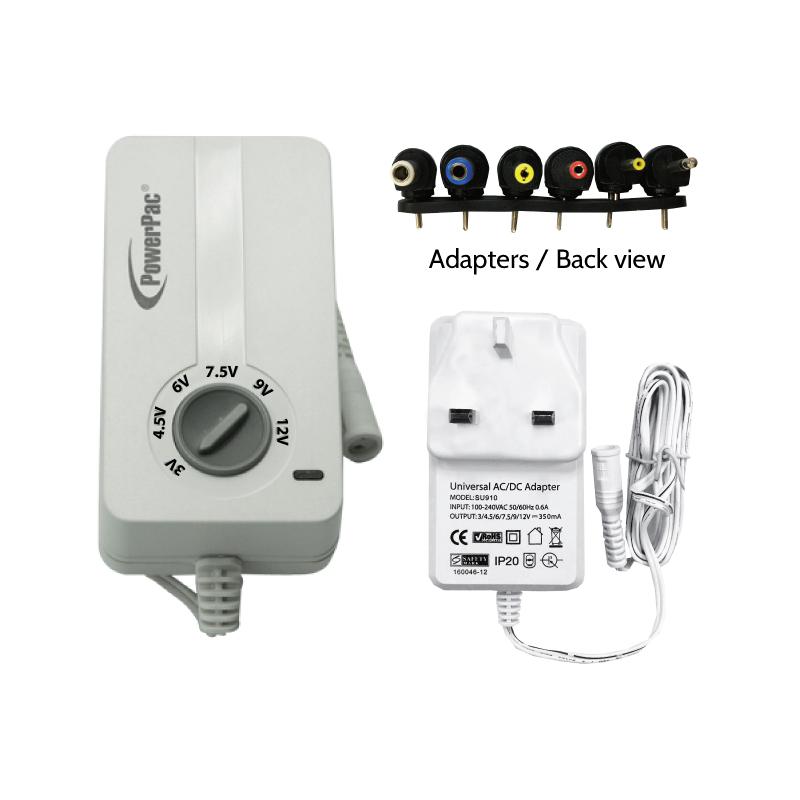 Universal AC DC Power Supply Adapter for Household Electronics Charger 2000mA (SU920) - PowerPacSG