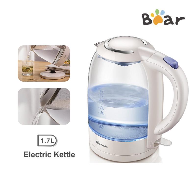 Bear Electric Glass Kettle 1.7L (ZDH-A17L1) - PowerPacSG