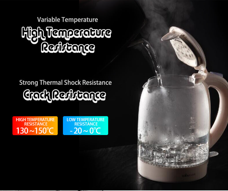 Bear Electric Glass Kettle 1.7L (ZDH-A17L1) - PowerPacSG