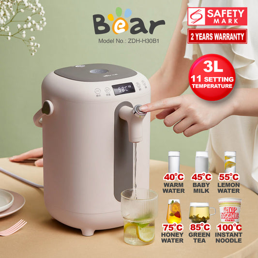 Bear Electric Airpot 3L, Instant Hot Water Dispenser (ZDH-H30B1)