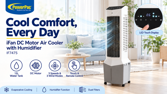 iFan DC Motor Air Cooler With Humidifier Review — Singapore 2026
