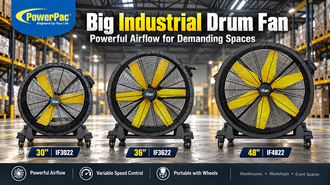 iFan 30”/36”/48”/60” Big Industrial Drum Fan Video Review — Singapore 2026