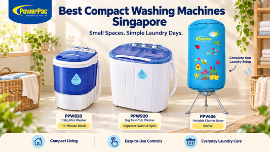 Best Compact Washing Machines Singapore 2026 — PowerPac Buying Guide