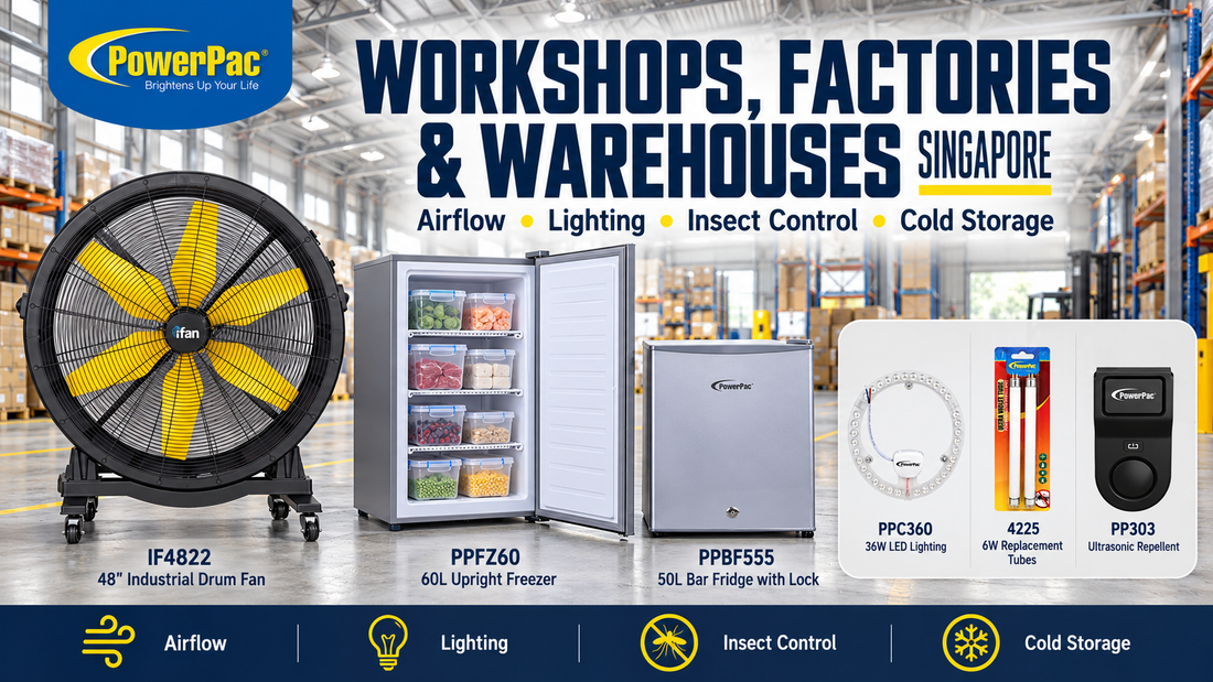 Workshops, Factories & Warehouses Singapore 2026 — PowerPac Guide
