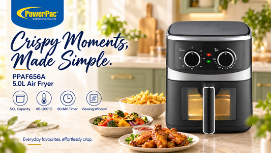 PowerPac Air Fryer 5.0L (PPAF656A) Video Review — Singapore 2026