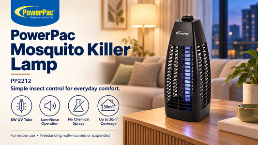PowerPac Mosquito Killer Lamp PP2212 Video Review — Singapore 2026