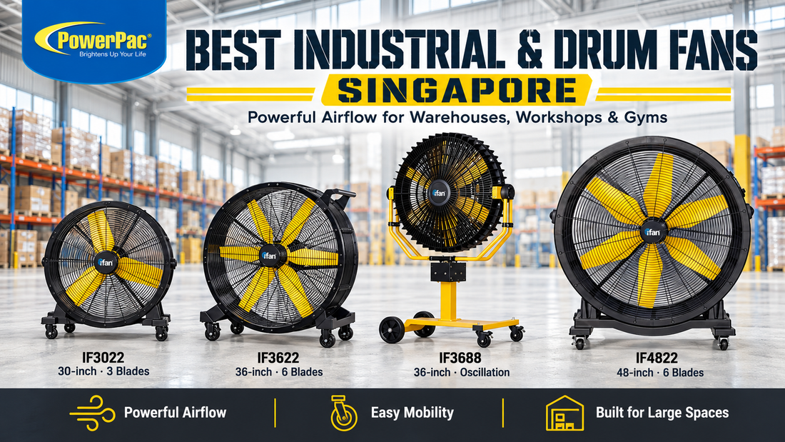 Best Industrial & Drum Fans Singapore 2026 — PowerPac Buying Guide