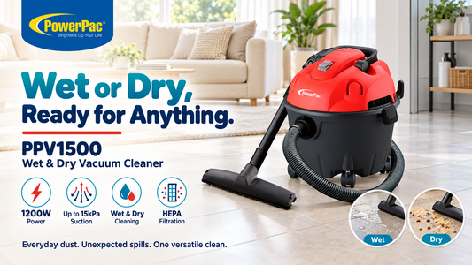 PowerPac Wet & Dry Vacuum Cleaner PPV1500 Video Review — Singapore 2026