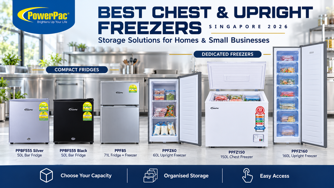 Best Chest & Upright Freezers Singapore 2026 — PowerPac Buying Guide