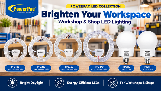 Best Workshop & Shop Lighting Singapore 2026 — PowerPac Buying Guide