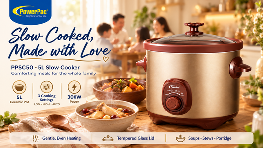 PowerPac 5L Slow Cooker with Ceramic Pot (PPSC50) Video Review — Singapore 2026