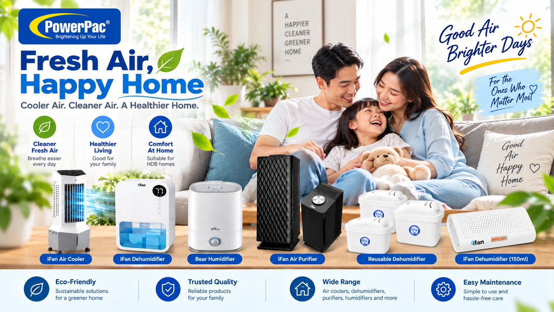 Best Humidifiers & Air Treatment Singapore 2026 — PowerPac Buying Guide
