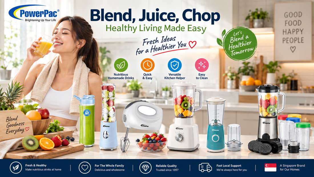 Best Blenders, Juicers & Choppers Singapore 2026 — PowerPac Buying Guide