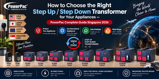Step Up & Step Down Transformer Singapore 2026 | PowerPac Guide