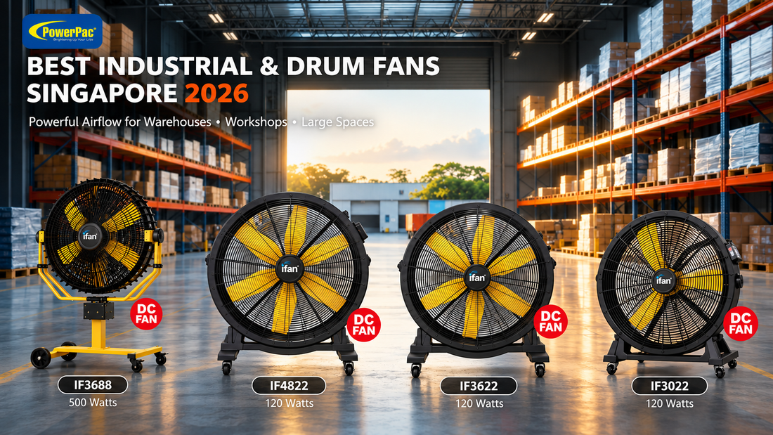 Best Industrial & Drum Fans Singapore 2026 — PowerPac Buying Guide