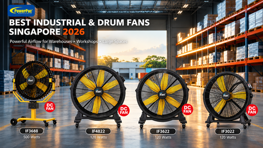 Best Industrial & Drum Fans Singapore 2026 — PowerPac Buying Guide