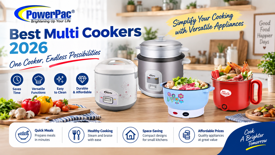 Best Multi Cookers & Slow Cookers Singapore 2026 — PowerPac Guide