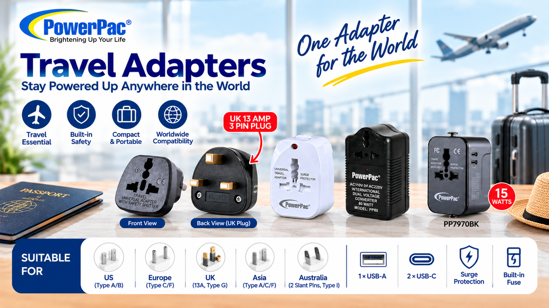 Best Travel Adapters Singapore 2026 — PowerPac Buying Guide